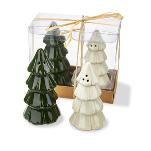 Pine Tree Salt + Pepper Shakers