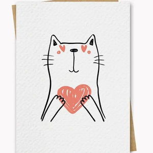 Cat Heart Card