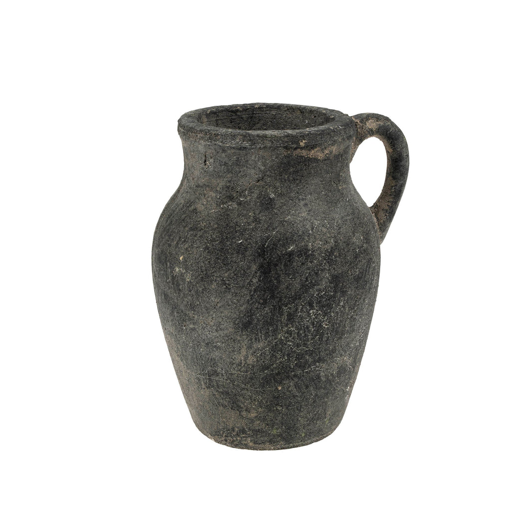 Rhodes Pitcher Vase, Small, Stone