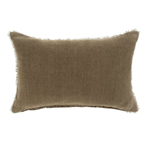 Load image into Gallery viewer, Lina Linen Lumbar Cushion, Fennel
