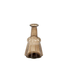 Load image into Gallery viewer, Brown Recycled Glass Bottle Vase
