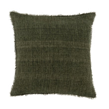 Load image into Gallery viewer, Lina Linen Cushion, Avocado 20x20&quot;
