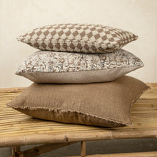 Load image into Gallery viewer, Lina Linen Cushion, Hazelnut 24 x 24&quot;
