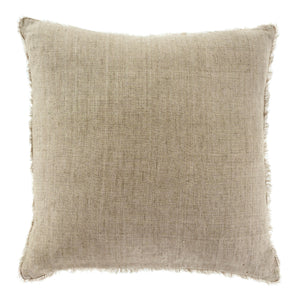 Lina Linen Cushion, Sand 24x24"