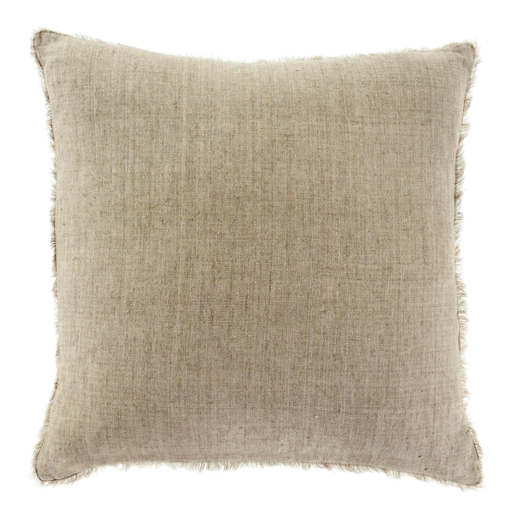 Lina Linen Cushion, Sand 24x24