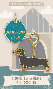 Best Dachshund Ever Charm Set