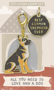 Best German Shepherd Ever Charm Set