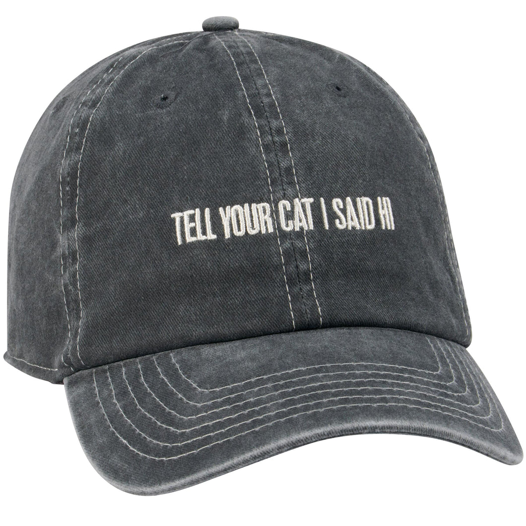 Tell Your Cat Baseball Cap