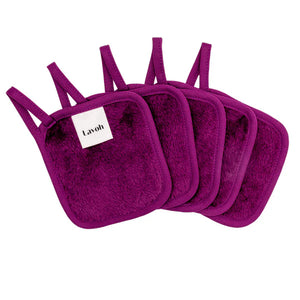 Lavoh Mini Facecloth Set, Berry