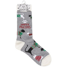 Load image into Gallery viewer, Pawlidays Cat Socks
