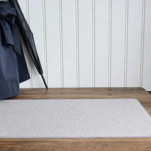 Hatch Washable Accent Mat Grey, 19.5 x 47