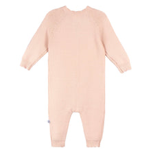 Load image into Gallery viewer, Just Born Baby Girl 1-Piece Sweater Knit Coverall, Pink
