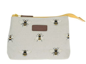 Bee Canvas Toiletries Bag