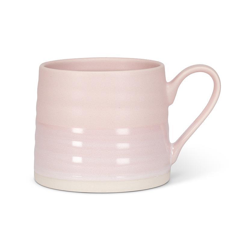 Ridged Mug, Light Pink