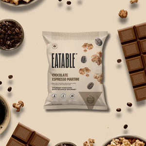 Eatable Popcorn Chocolate Espresso Martini, Mini Bag