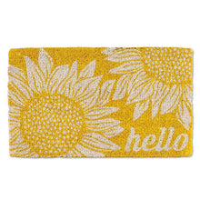 Load image into Gallery viewer, Sunflower Hello Doormat
