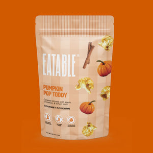 Eatable Pumpkin Pop Toddy Gourmet Popcorn