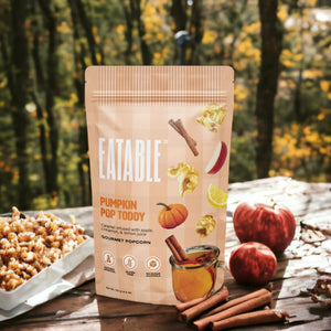 Eatable Pumpkin Pop Toddy Gourmet Popcorn