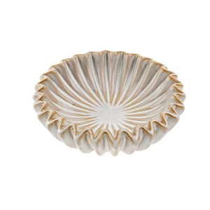 Fluted Ceramic Catchall, Small