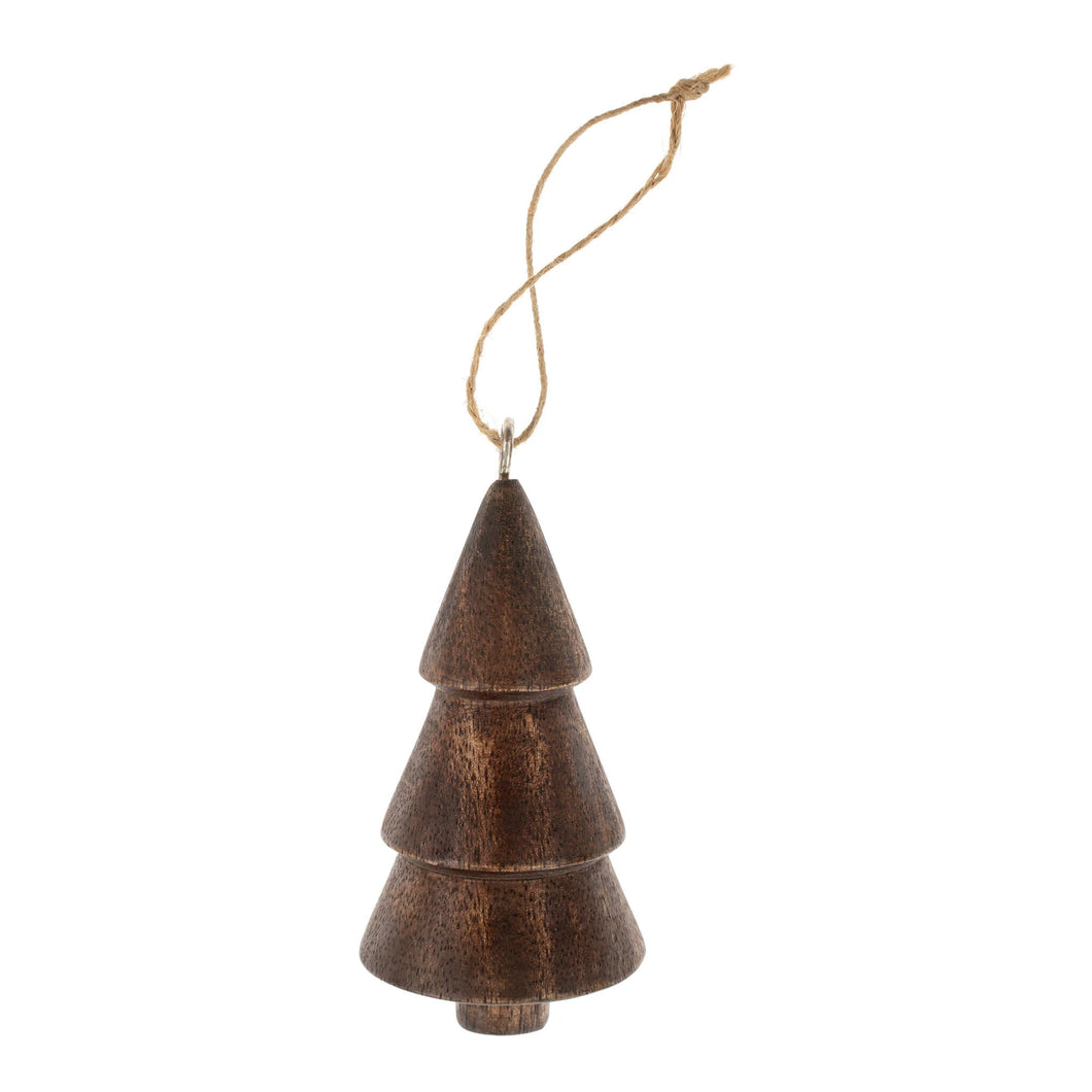 Wooden Tree Ornament, Ridged