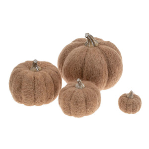 Terracotta Felt Pumpkins