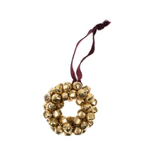 Load image into Gallery viewer, Jingle Bell Wreath, Gold
