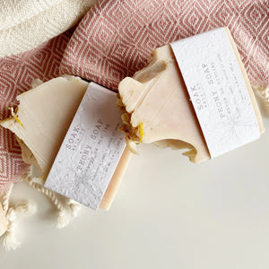 Peony Soap Bar: SOAK Bath Co.