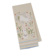 Load image into Gallery viewer, Oh Hoppy Day! Embellished Tea Towel
