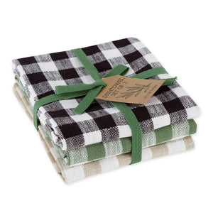 Green House Checks Heavyweight Essentials Dishtowel