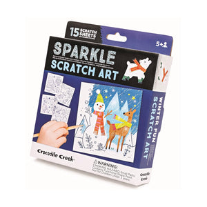 Christmas Sparkle Scratch Art