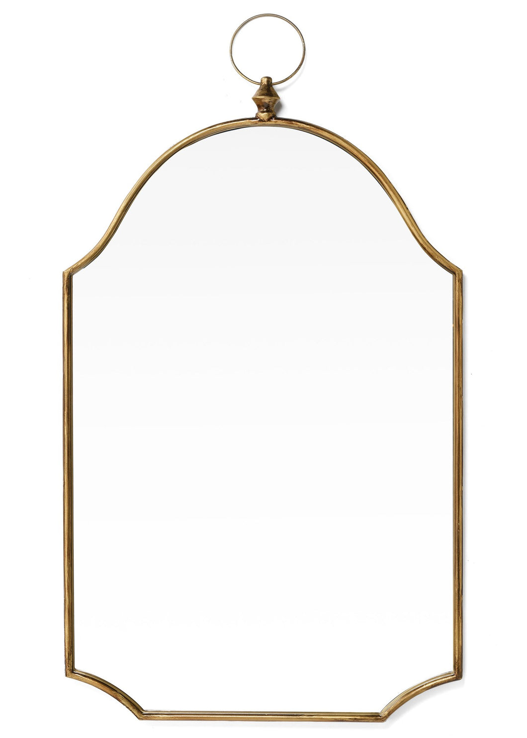 Antique Bronze Victorian Mirror