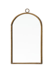 Aged Antiqued Arched Mirror