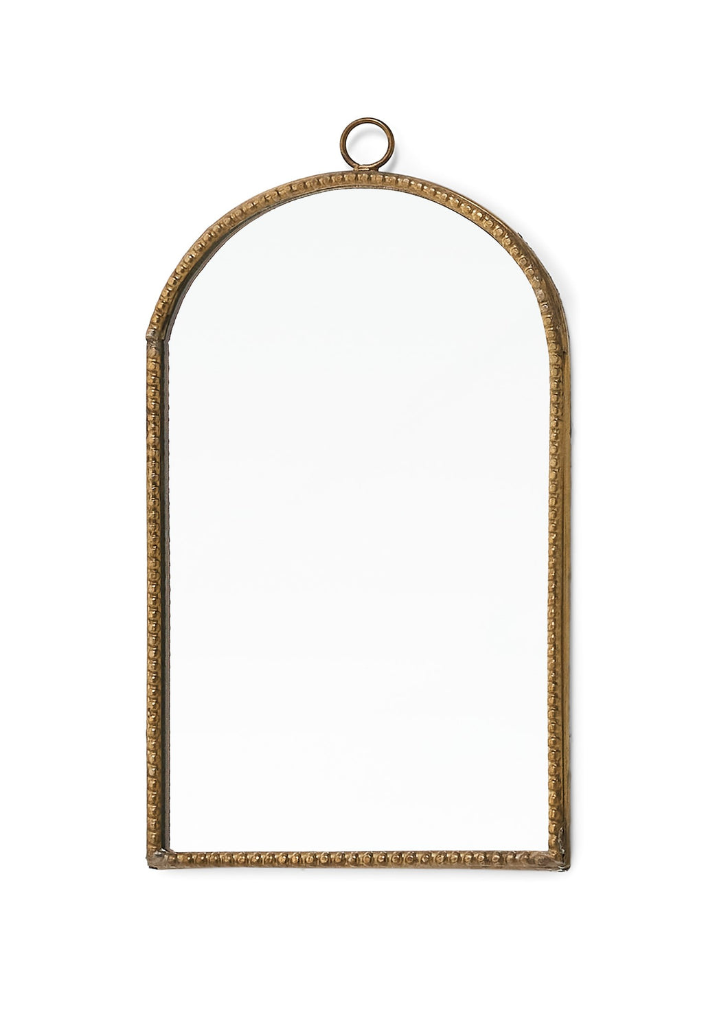 Aged Antiqued Arched Mirror