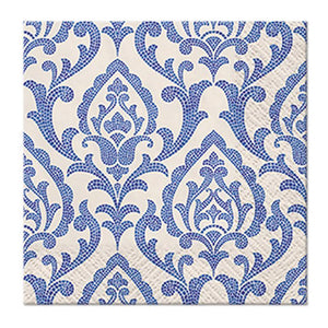 Blue Tile Cocktail Napkin