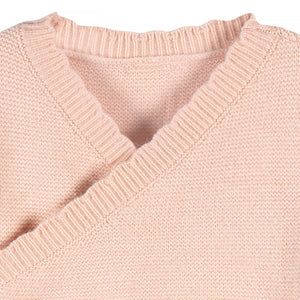 Just Born Baby Scalloped Sweater Set, Pink