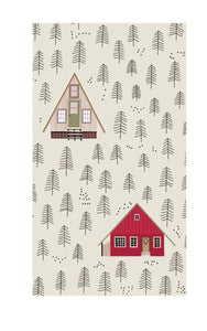 Winter Chalet Guest Napkin