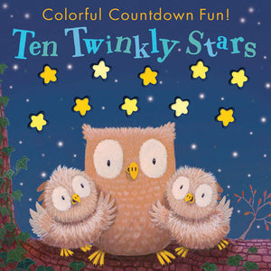 Ten Twinkly Stars: Colorful Countdown Fun!