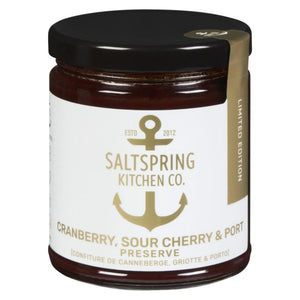 Salt Spring Kitchen Cranberry, Sour Cherry & Port Preserve