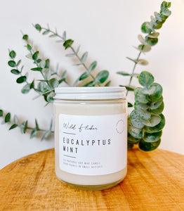 Eucalyptus Mint Soy Wax Candle