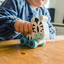 Load image into Gallery viewer, Zebra First Push Toy
