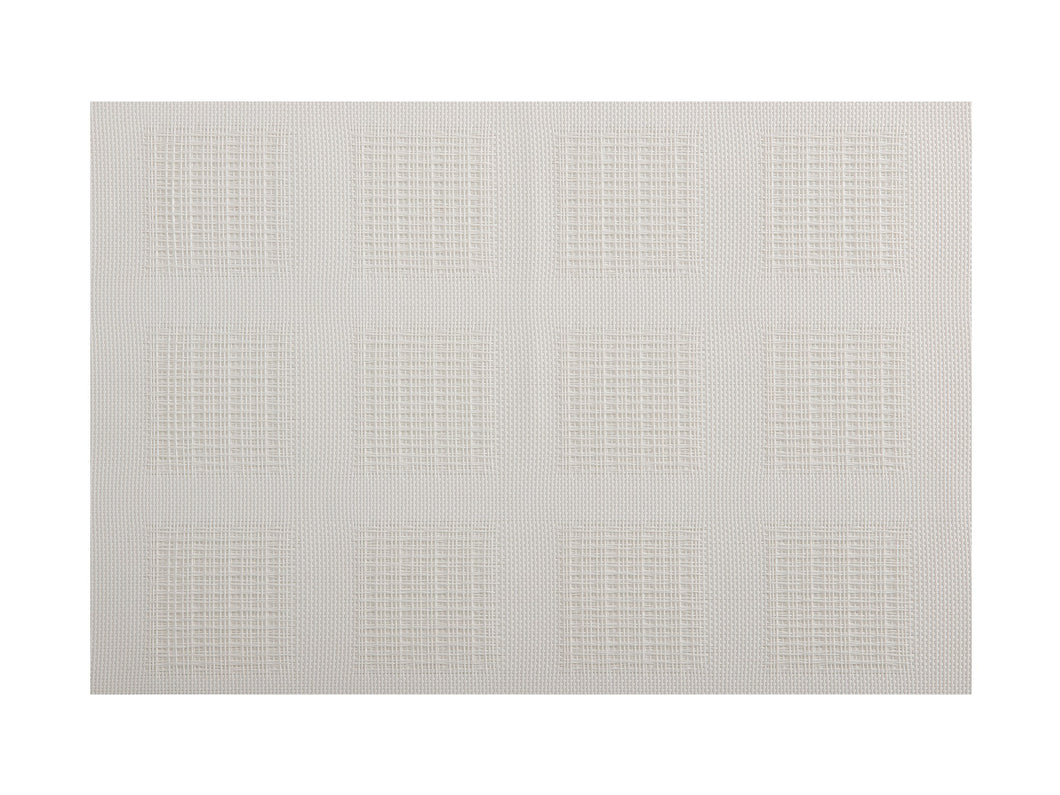 Table Accents Placemat 45x30cm White Squares