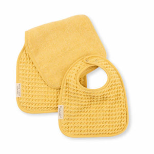 Bella Tunno Reversible Burb + Bib Set, Sunshine