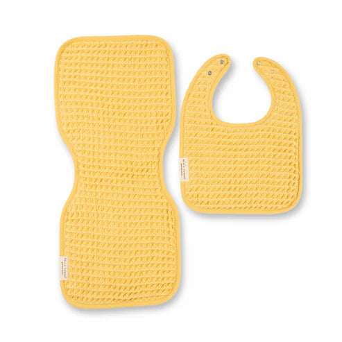 Bella Tunno Reversible Burb + Bib Set, Sunshine