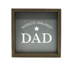 Greatest Dad Plaque