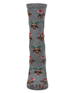 Holiday Owl Ladies Socks