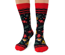 Load image into Gallery viewer, Merry + Bright Ladies Socks
