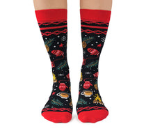 Load image into Gallery viewer, Merry + Bright Ladies Socks
