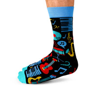 Load image into Gallery viewer, Music Mania Mens Socks
