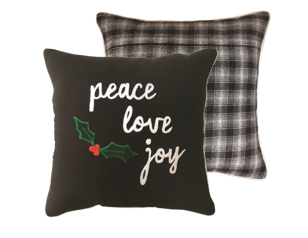 Peace Joy Love Cushion