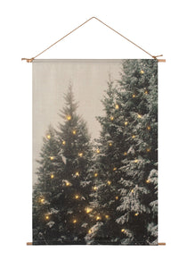 Winter Trees Hanging Wall Decor